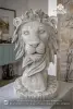 Product image 1 of the product “Cormac - Lion's head on pedestal, 45cm H | cast stone ”